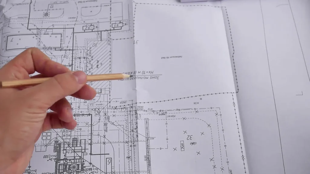 Quantity Surveyors Tauranga providing reliable quantity surveying services with a detailed building blueprint analysis.